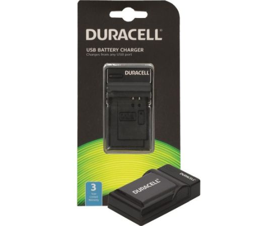 LĀDĒTĀJS Duracell Charger with USB Cable for DRNEL23 EN-EL23