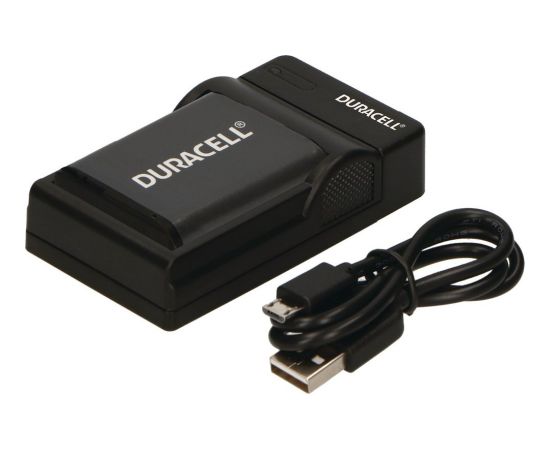 LĀDĒTĀJS Duracell Charger with USB Cable for DRNEL23 EN-EL23