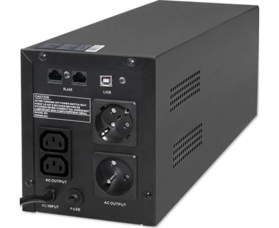 Qoltec UPS | Monolith | 2000VA | 1200W