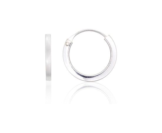 Серебряные серьги-кольца #2203979, Серебро 925°, 1.2 гр.