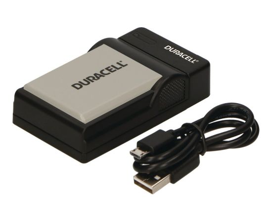 LĀDĒTĀJS Duracell Charger with USB Cable for DR9925 LP-E5