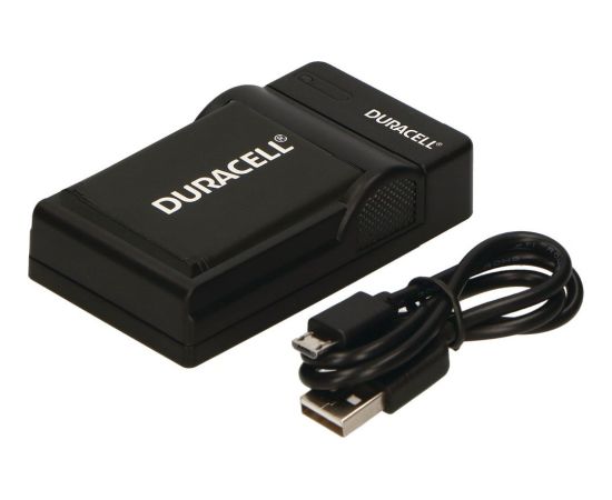 LĀDĒTĀJS Duracell Charger with USB Cable for DR9963 EN-EL19