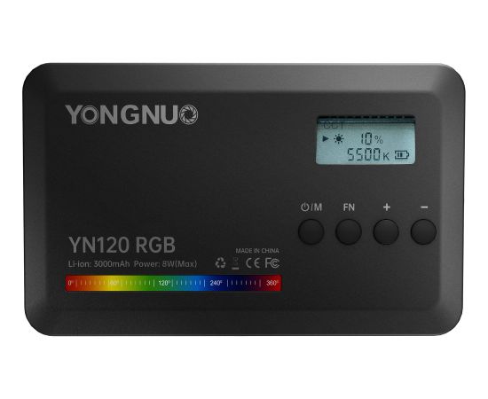 Yongnuo video light LED YN120 RGB WB