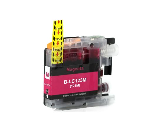 TFO Brother B-123M (LC123M) Magenta Тонерная кассета для J4110DW / J4410DW / J4510DW / J4610DW / J4710DW / J132W / J152W / J552DW / J245 / J470DW / J650DW / J6520DW / J6720DW / J6920DW / J870DW /  10ml