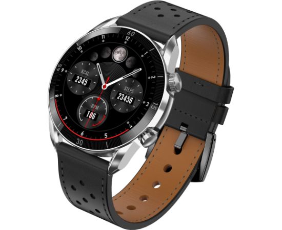 Garett Smartwatch V10 Leather AMOLED / Bluetooth / IP68 / Backlit display / Sports modes Viedpulkstenis