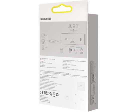 Baseus Hub Type-C / 2x USB 3.0 / PD Type-C / HDMI 1.4 / SD / TF