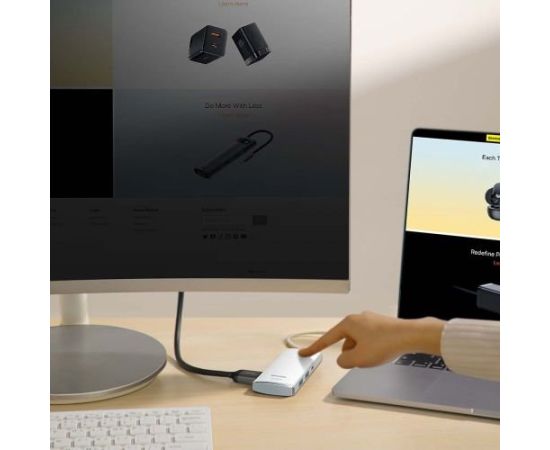 Baseus Hub Type-C / 2x USB 3.0 / PD Type-C / HDMI 1.4 / SD / TF