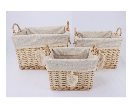 Basket WILLI TASSEL 36x26xH26cm