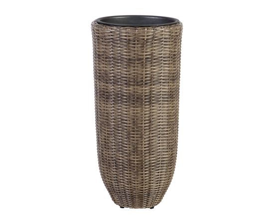 Puíu pods WICKER D37xH77 cm, plastikâta pinums, krâsa: tumði brûns