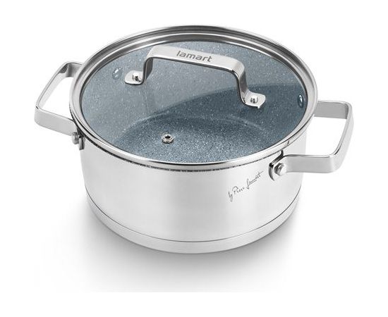 Casserole with lid Lamart LT1102 Stoness 18 cm 1,9 l