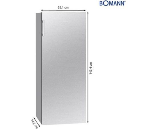 Bomann VS7316 Ledusskapis bez saldētavas 143cm