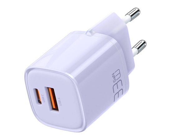 Charger GaN 33W Mcdodo CH-0155 USB-C, USB-A (purple)