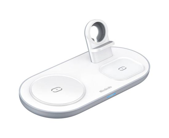 Wireless Charger Mcdodo CH-7060 3 in 1 15W (mobile/TWS/Apple watch) (white)