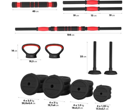 SGN130 PRO SET 6IN1 30KG HMS SVARU KOMPLEKTS