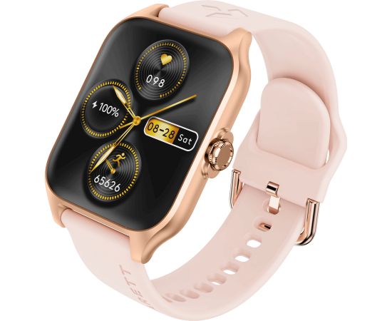 Garett Smartwatch GRC Activity 2 Gold matt / AMOLED / 100 sports modes / SOS function / Bluetooth Viedpulkstenis