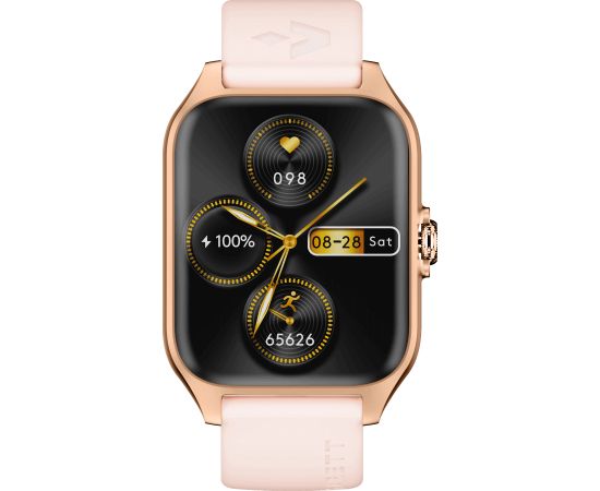 Garett Smartwatch GRC Activity 2 Gold matt / AMOLED / 100 sports modes / SOS function / Bluetooth Viedpulkstenis