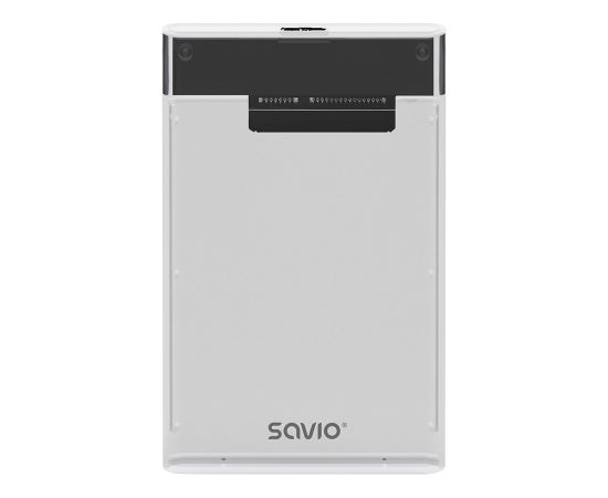 Savio 2.5" External HDD/SSD enclosure, USB 3.0, transparent, AK-66