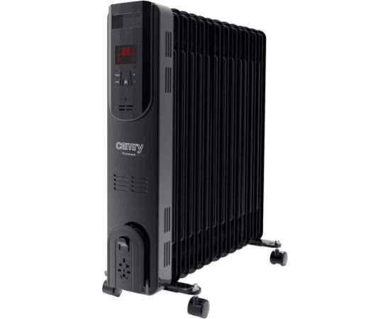 Adler Electric oil heater with remote control CAMRY CR 7814 13 fins, 2500 W black