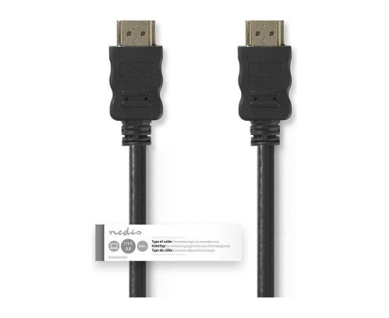 Nedis CVGT34000BK150  Ātrgaitas HDMI ™ Kabelis ar Ethernet / 15 m