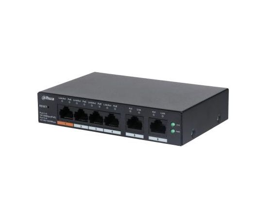 Switch DAHUA CS4006-4ET-60 Type L2 Desktop/pedestal PoE ports 4 CS4006-4ET-60