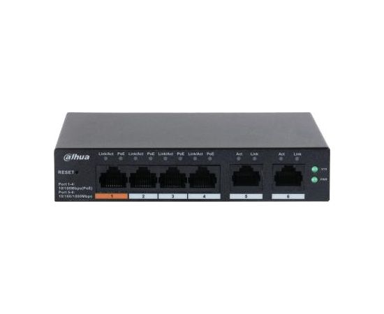 Switch DAHUA CS4006-4ET-60 Type L2 Desktop/pedestal PoE ports 4 CS4006-4ET-60