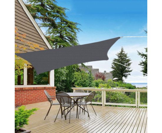 Springos SN1062 СОЛНЕЧНЫЙ ПАРУС 3 x 3 М ТЕМНО-СЕРЫЙ Декоративное освещение 