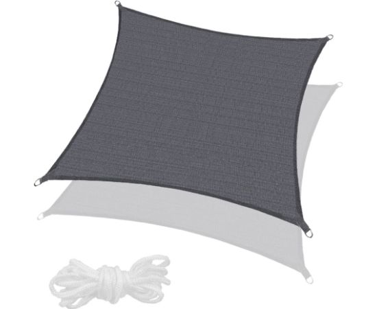 Springos SN1062 СОЛНЕЧНЫЙ ПАРУС 3 x 3 М ТЕМНО-СЕРЫЙ Декоративное освещение 
