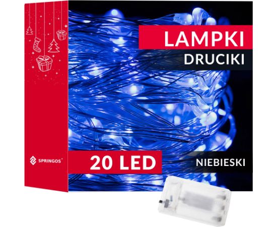 Springos CL0007 LED AKUMULATORA LAMPAS 20 LED