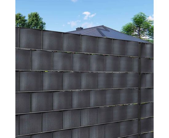 Springos FN0003 ЛЕНТА ДЛЯ ЗАБОРА ГРАФИТОВАЯ 4.75CMX35M 450г/м2 20 КЛИМПОВ