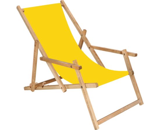 Impregnēts krēsls ar roku balstiem Springos DC006 OXFORD40 dzeltens