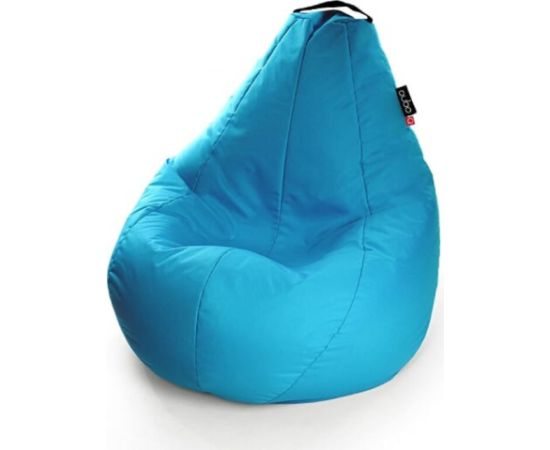 Qubo Comfort 120 Wave Blue Pop Augstas kvalitātes krēsls Bean Bag
