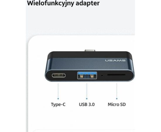 USAMS SJ491HUB01 Адаптер Type-C  HUB