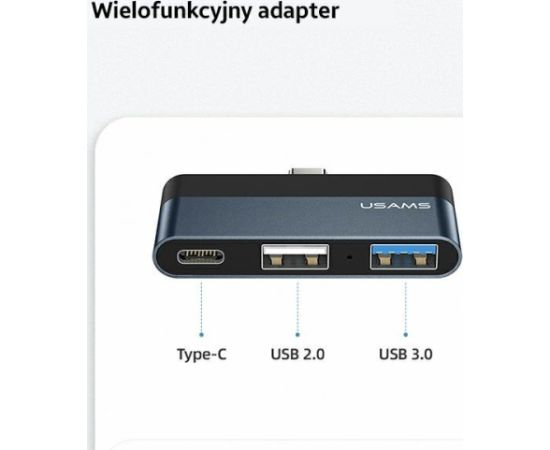 USAMS SJ490HUB01 Адаптер Type-C  HUB