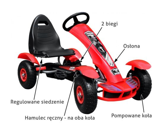 RoGer Go-Kart Bērnu Transportlīdzeklis