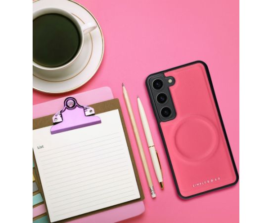 Roar Mag Morning Силиконовый задний чехол для Samsung S918B Galaxy S23 Ultra 5G розовый