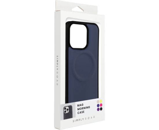 Roar Mag Morning silikona aizsargapvalks Apple iPhone 15 Pro zils