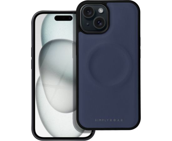 Roar Mag Morning silikona aizsargapvalks Apple iPhone 15 zils