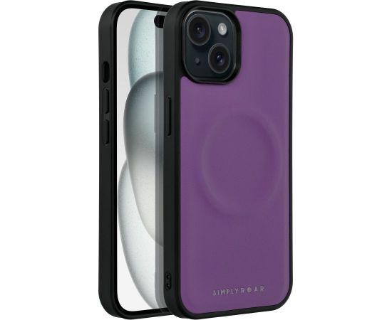 Roar Mag Morning Силиконовый задний чехол для Apple iPhone 15 Pro фиолетовый