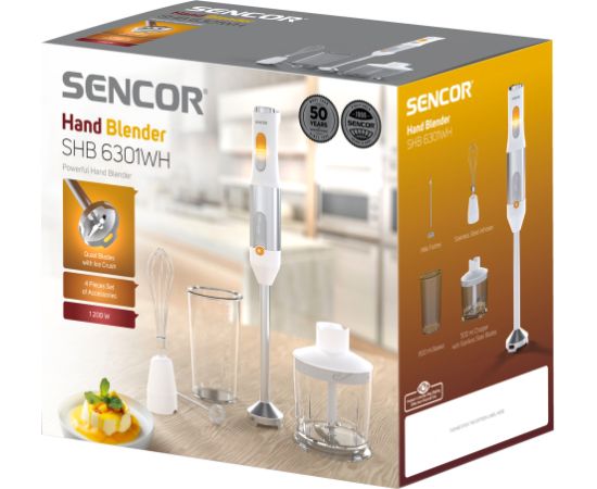 Hand mixer Sencor SHB6301WH, white