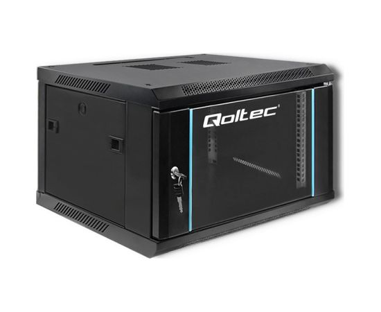 Qoltec 54465 RACK cabinet 19" | 6U | 600 x 370 x 600