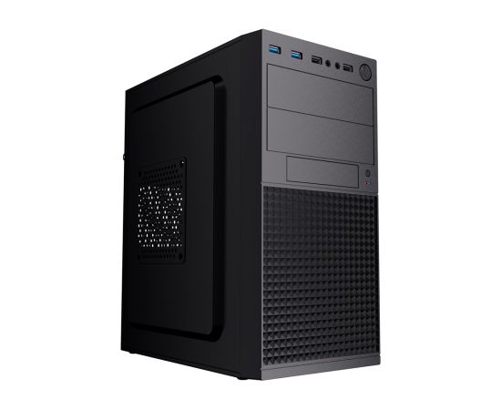 Gembird Mini-tower computer case Fornax K300, Micro-ATX, 2x USB 3.0 + 2x USB 2.0, black