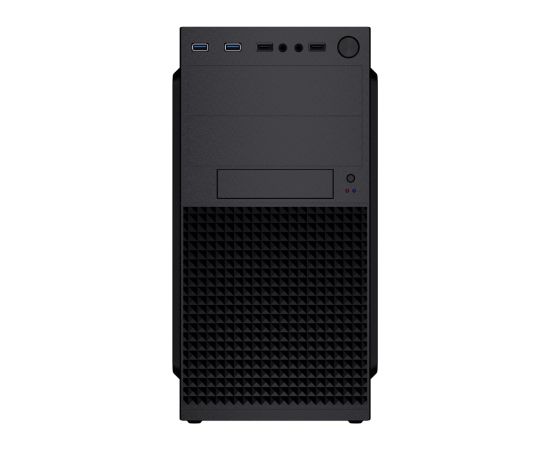 Gembird Mini-tower computer case Fornax K300, Micro-ATX, 2x USB 3.0 + 2x USB 2.0, black