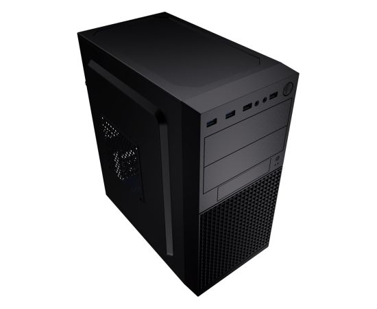 Gembird Mini-tower computer case Fornax K300, Micro-ATX, 2x USB 3.0 + 2x USB 2.0, black