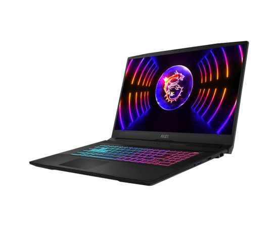 MSI Katana 17 B13VFK-841XPL Laptop 43.9 cm (17.3") Full HD Intel® Core™ i7 i7-13620H 16 GB DDR5-SDRAM 1 TB SSD NVIDIA GeForce RTX 4060 Wi-Fi 6 (802.11ax) NoOS Black Portatīvie datori