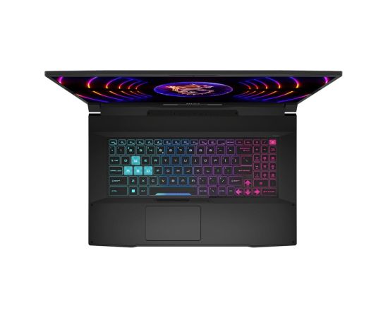 MSI Katana 17 B13VFK-841XPL Laptop 43.9 cm (17.3") Full HD Intel® Core™ i7 i7-13620H 16 GB DDR5-SDRAM 1 TB SSD NVIDIA GeForce RTX 4060 Wi-Fi 6 (802.11ax) NoOS Black Portatīvie datori