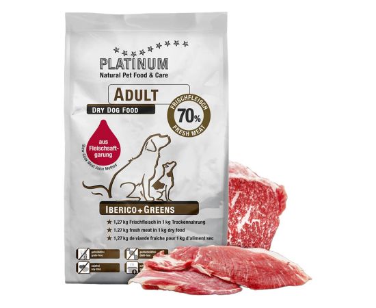 Platinum Iberico Greens 15kg, dry dog food