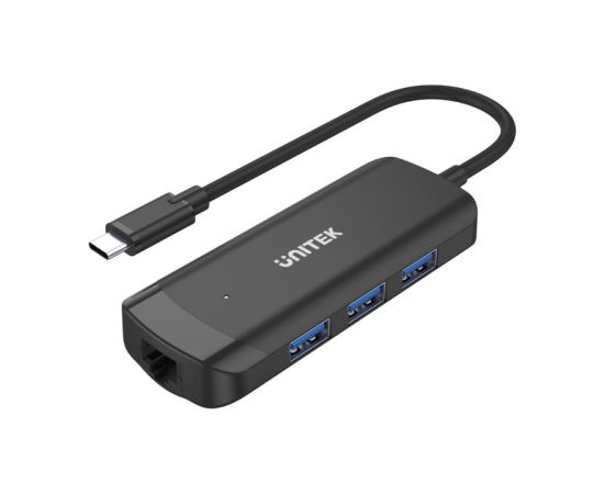 UNITEK ACTIVE HUB USB-C 3XUSB-A 5GBPS, RJ-45 GBIT