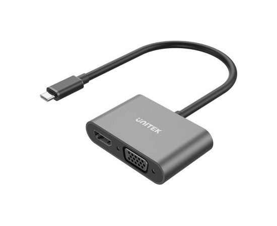 UNITEK ADAPTER USB-C - HDMI 4K, VGA FULLHD M/F