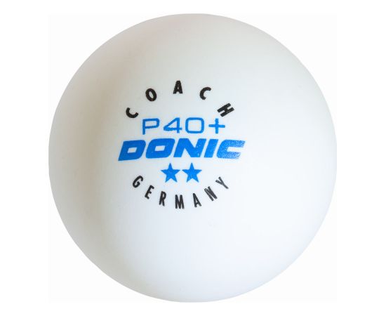 Table tennis ball DONIC P40+  Coach 2 star 120 pcs White
