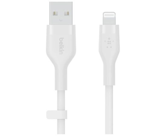 Belkin Cbl Scicone USB-A LTG 2M blc White